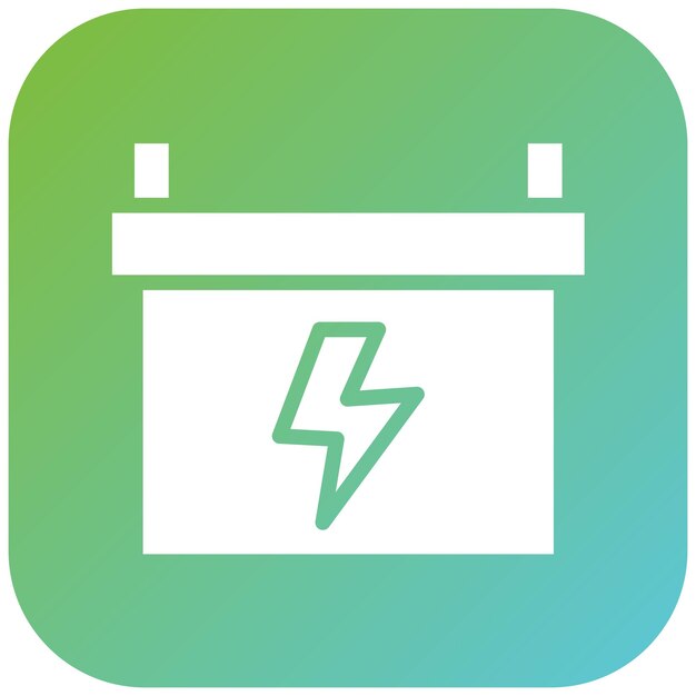 Vector Design Batteries Icon Style
