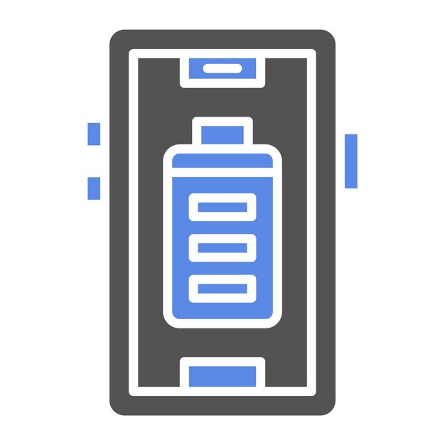 Vector Design Battery Full Icon Style