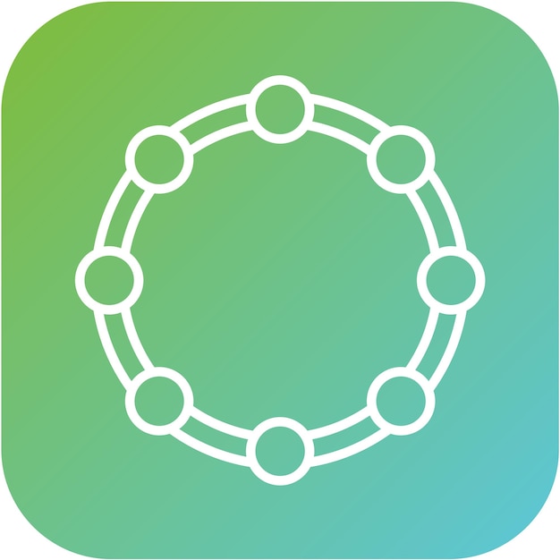 Vector Design Beads Icon Style