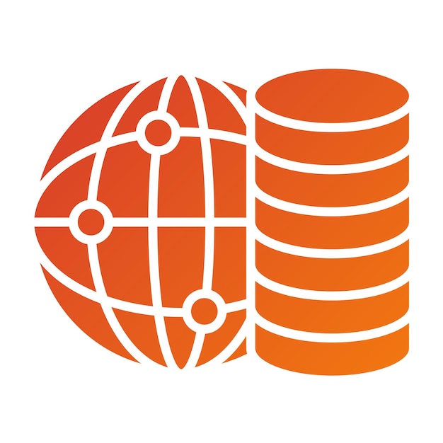 vector design big data icon style