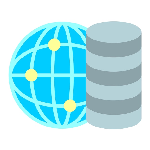 vector design big data icon style