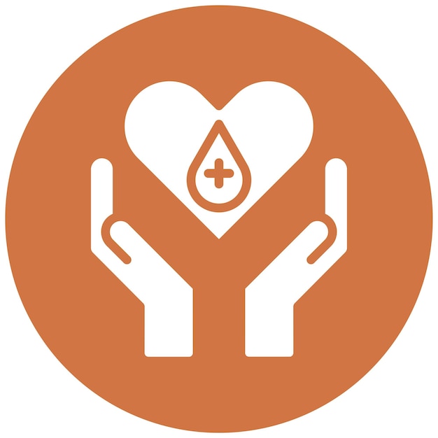 Vector Design Blood Donor Icon Style