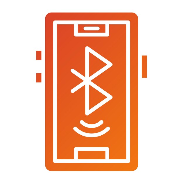 vector design bluetooth connect icon style