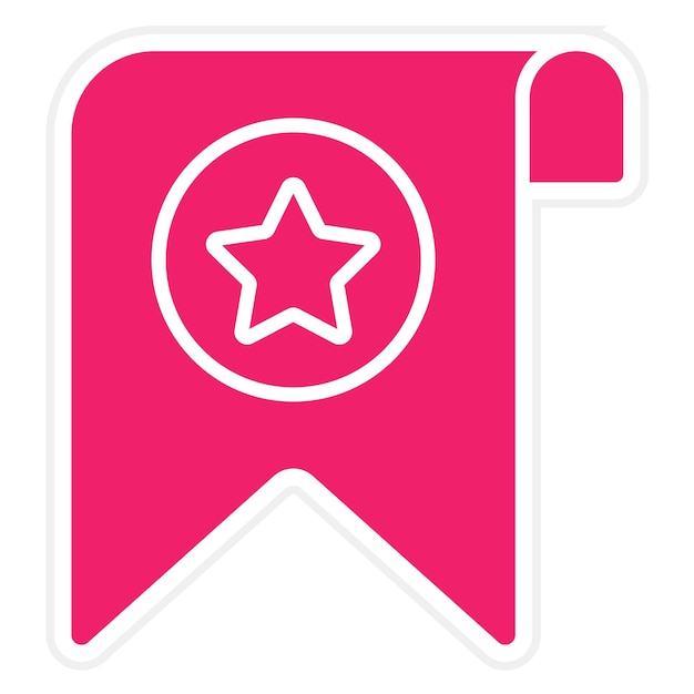 Vector Design Bookmark Icon Style