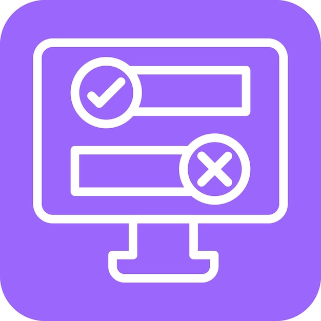 Vector Design Boolean Icon Style