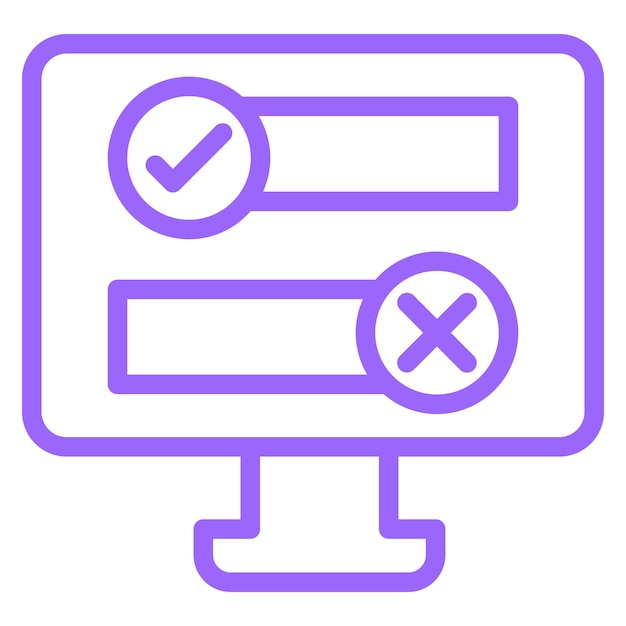 Vector Design Boolean Icon Style
