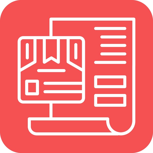 Vector Design Box List Icon Style