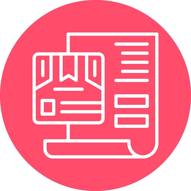 Vector Design Box List Icon Style