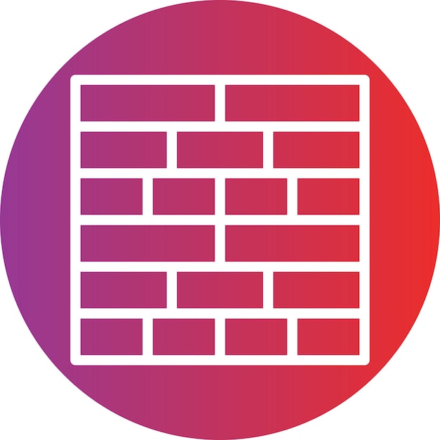 Vector Design Brick Wall Icon Style