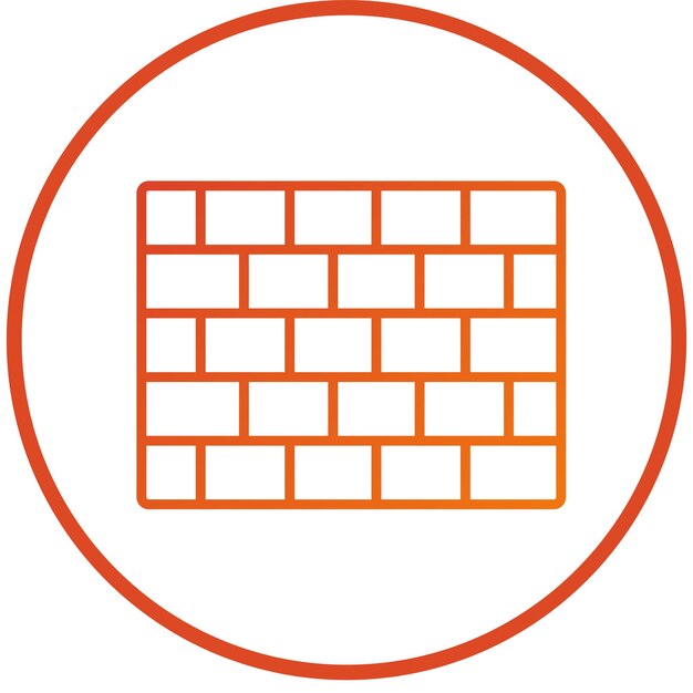 Vector Design Brick Wall Icon Style