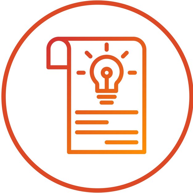 Vector Design Brief Icon Style