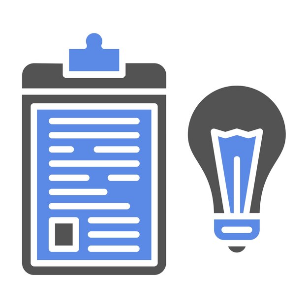 Vector Design Brief Icon Style