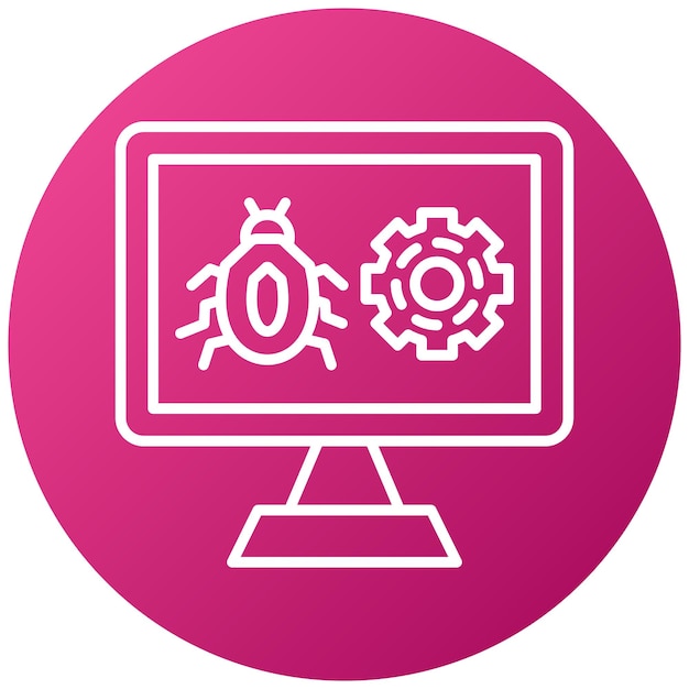 Vector Design Bug Fixes Icon Style