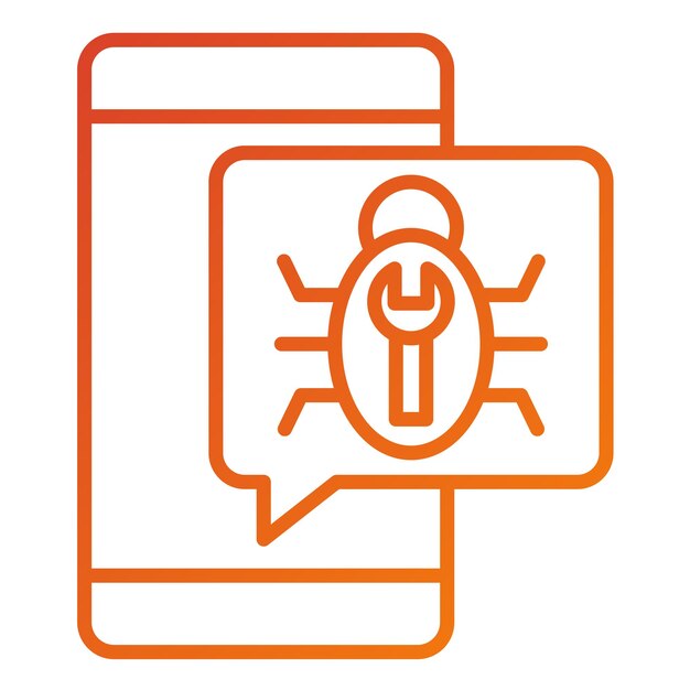 Vector Design Bug Fixes Icon Style