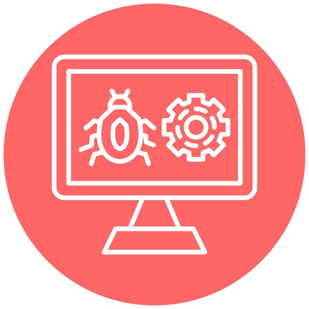 Vector Design Bug Fixes Icon Style