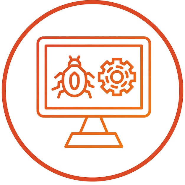 Vector Design Bug Fixes Icon Style