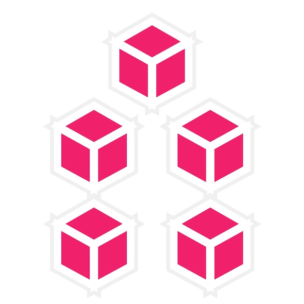 vector design building blocks icon style