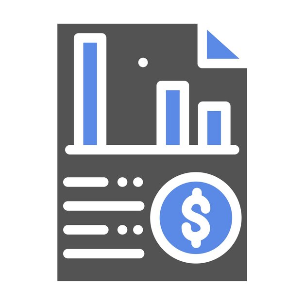 Vector Design Business Plan Icon Style