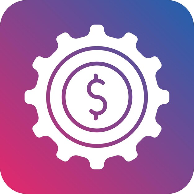Vector Design Business Settings Icon Style