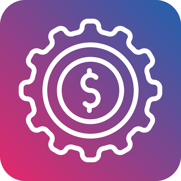 Vector Design Business Settings Icon Style