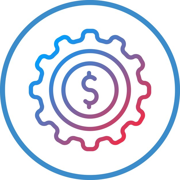 Vector Design Business Settings Icon Style