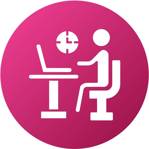 Vector Design Busy Icon Style