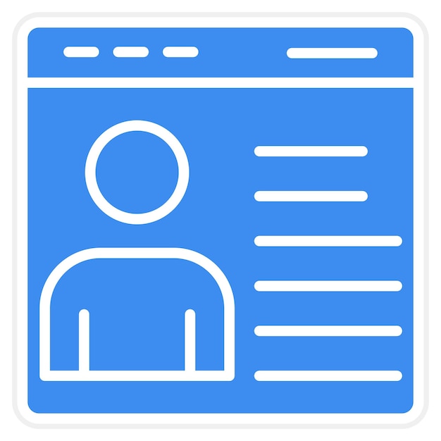 Vector Design Buyer Persona Icon Style
