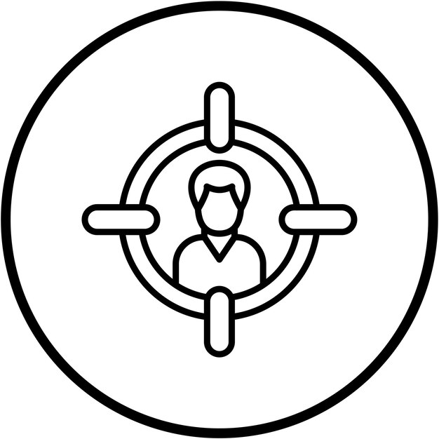 Vector Design Buyer Persona Icon Style