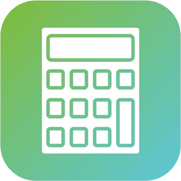 Vector Design Calculator Icon Style