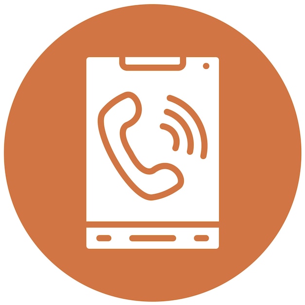 vector design call icon style