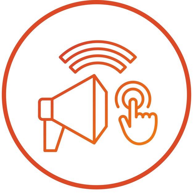 vector design call to action icon style
