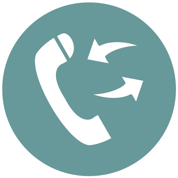 vector design callback icon style