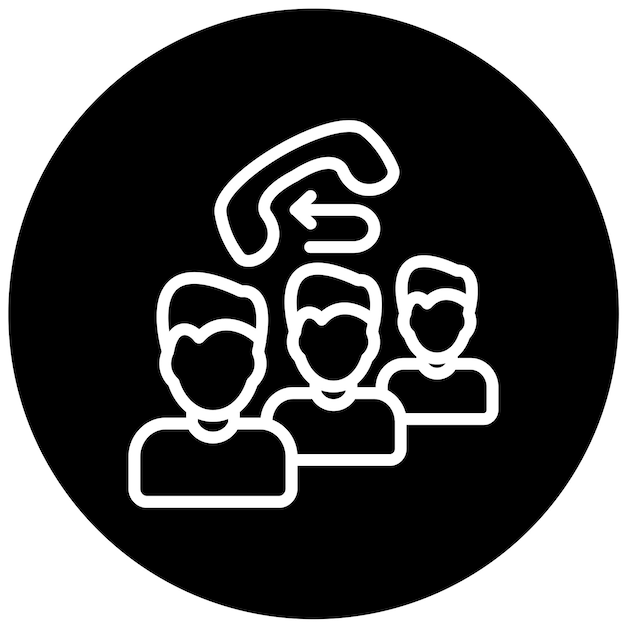 Vector Design Callback Queue Icon Style