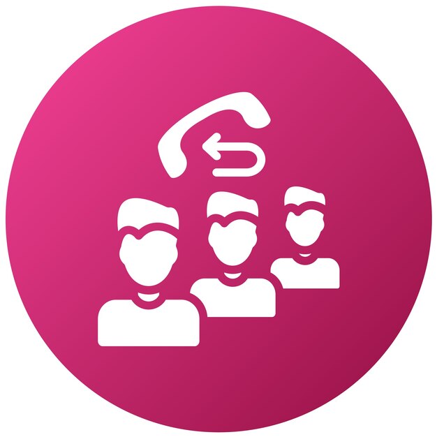 Vector Design Callback Queue Icon Style