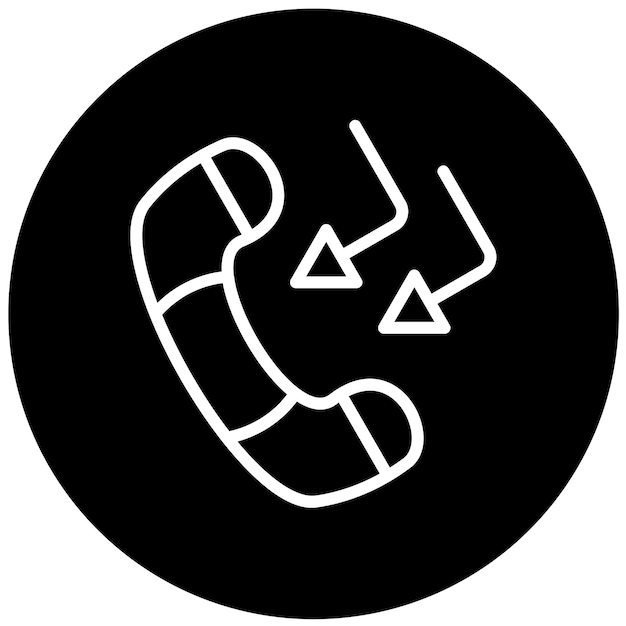 Vector Design Callback System Icon Style