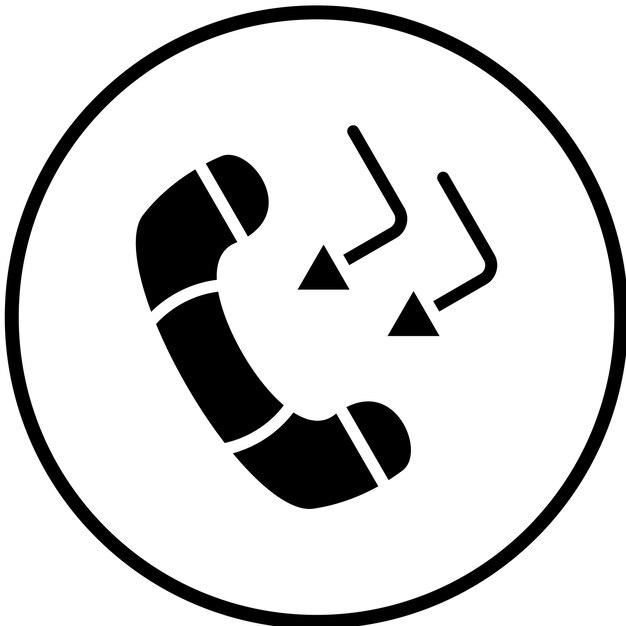 Vector Design Callback System Icon Style