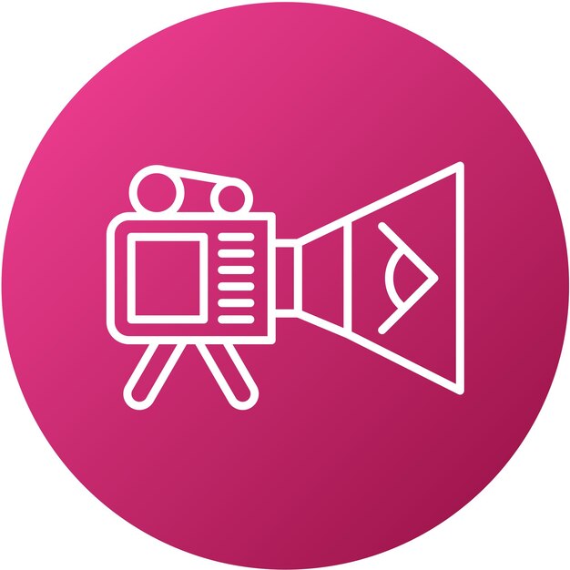 Vector Design Camera Angle Icon Style