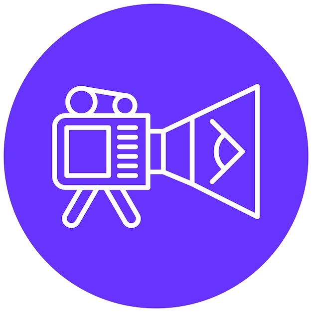 Vector Design Camera Angle Icon Style