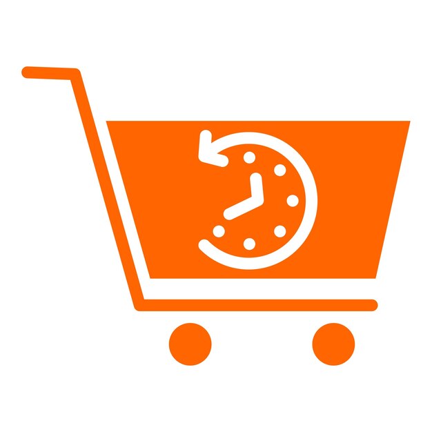 Vector Design Cart History Icon Style