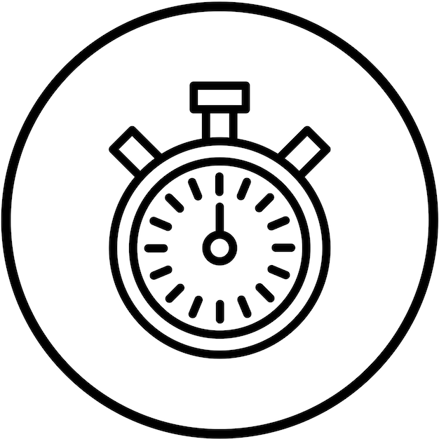 Vector Design CAS Latency Icon Style