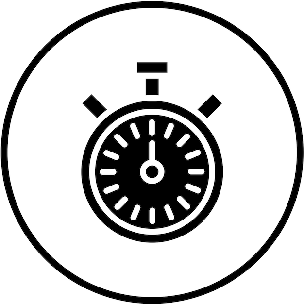 vector design cas latency icon style