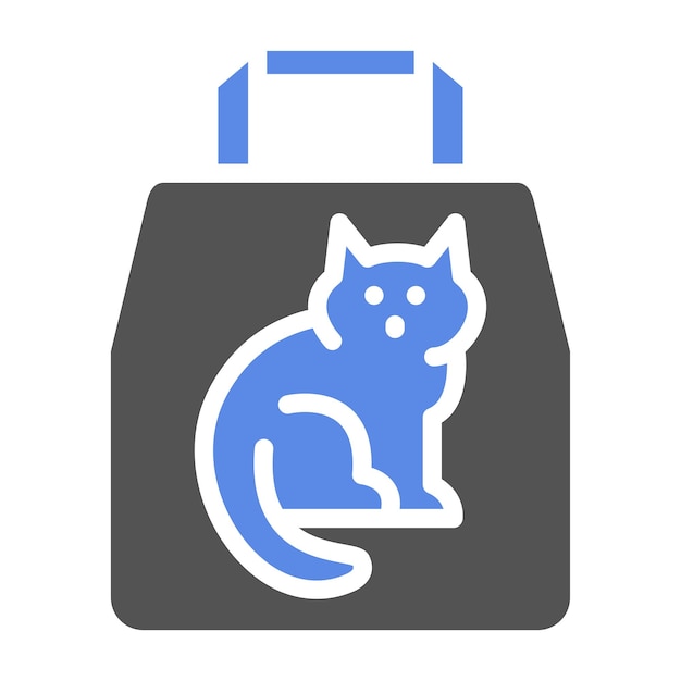 Vector Design Cat Litter Icon Style