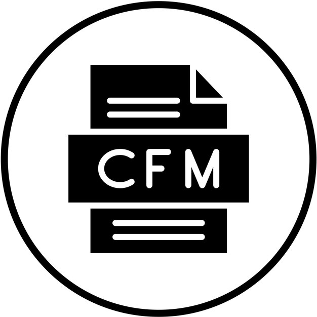 Vector Design CFM Icon Style