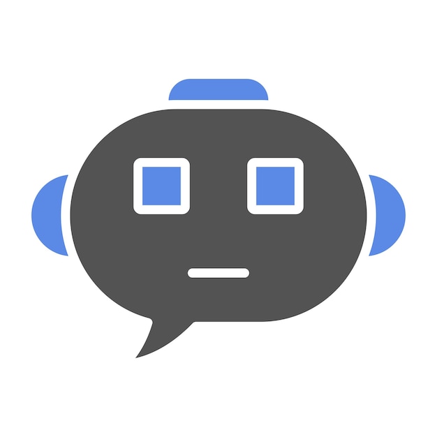 Vector Design Chatbot Icon Style
