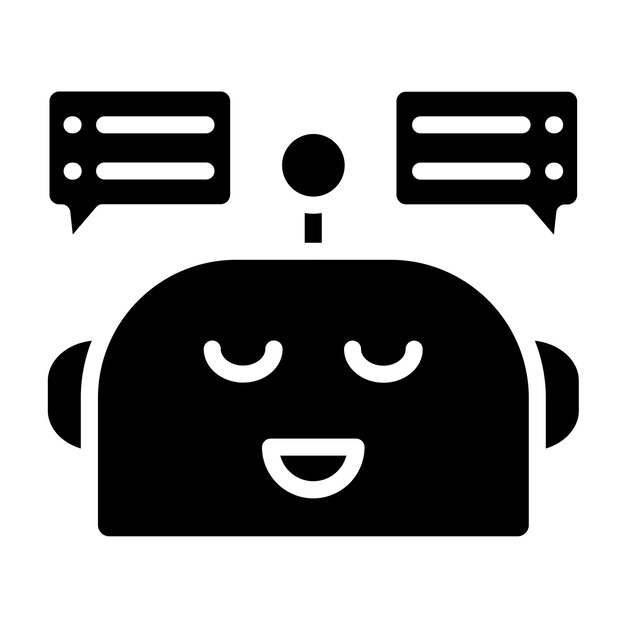 Vector Design Chatbot Icon Style