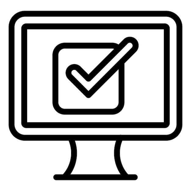 Vector Design Check Box Icon Style