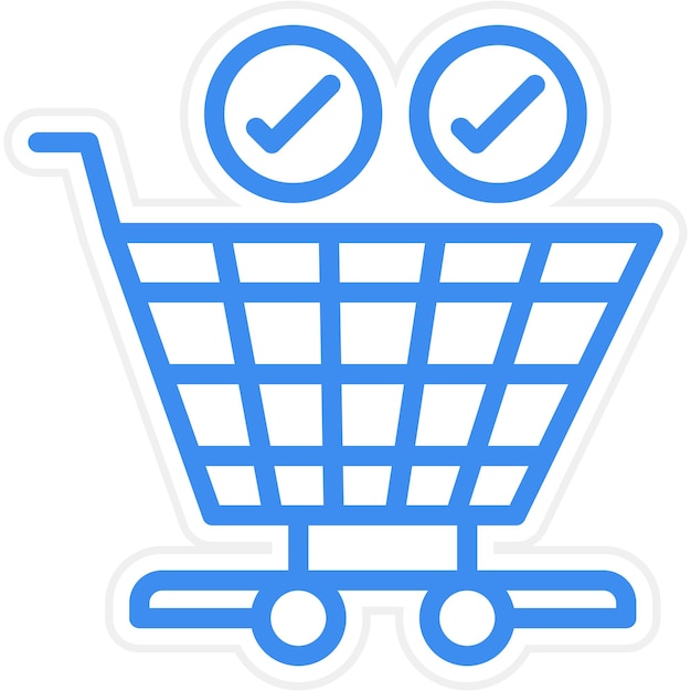Vector Design Checkout Icon Style