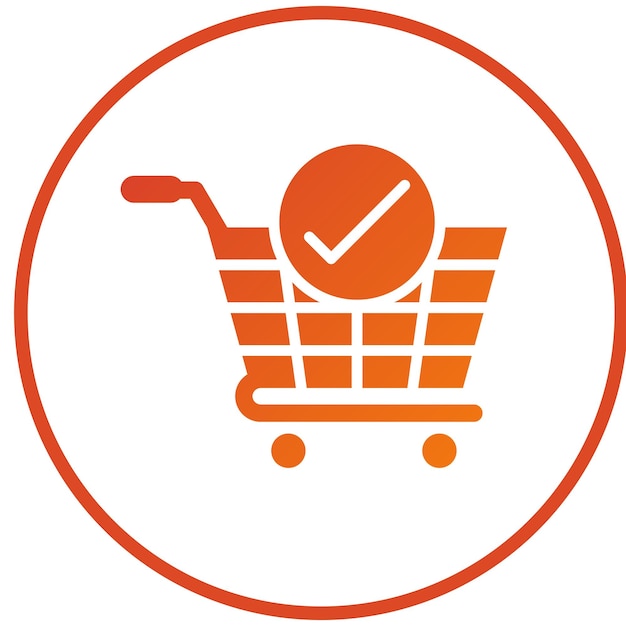 Vector Design Checkout Icon Style