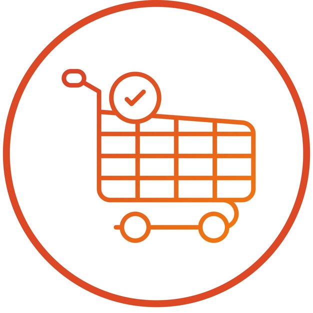 Vector Design Checkout Icon Style