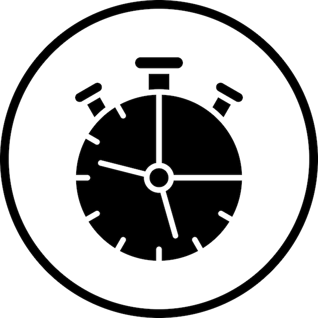 Vector Design Chronometer Icon Style